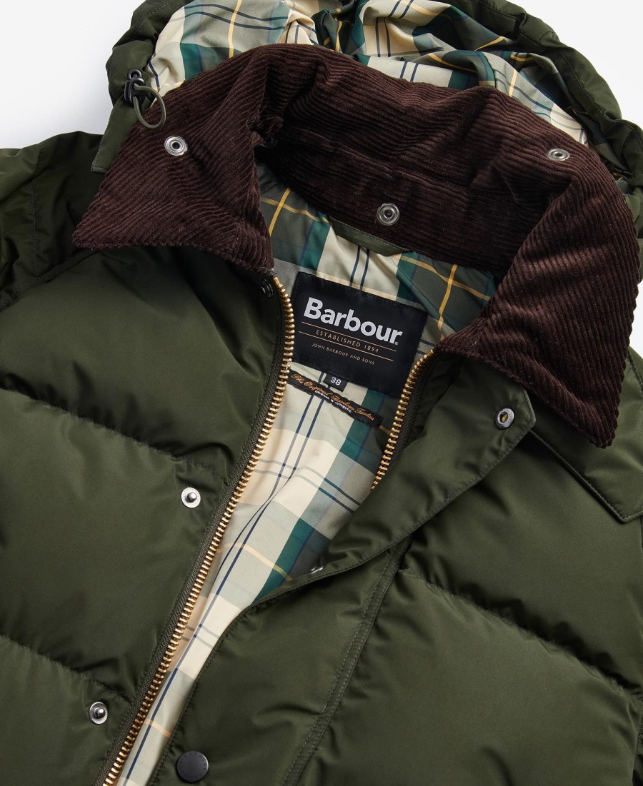 beaufort gewatteerde oversized jas