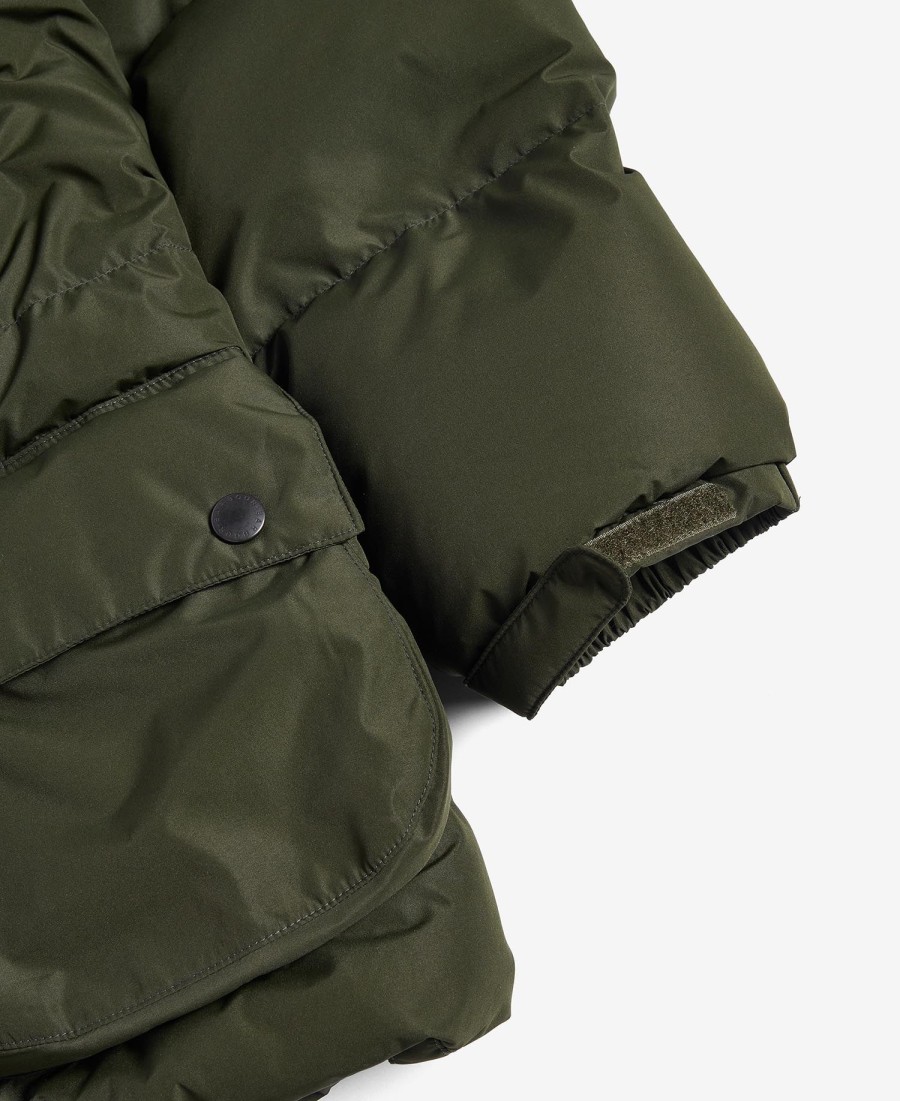 beaufort gewatteerde oversized jas