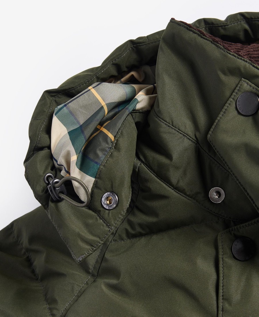 beaufort gewatteerde oversized jas