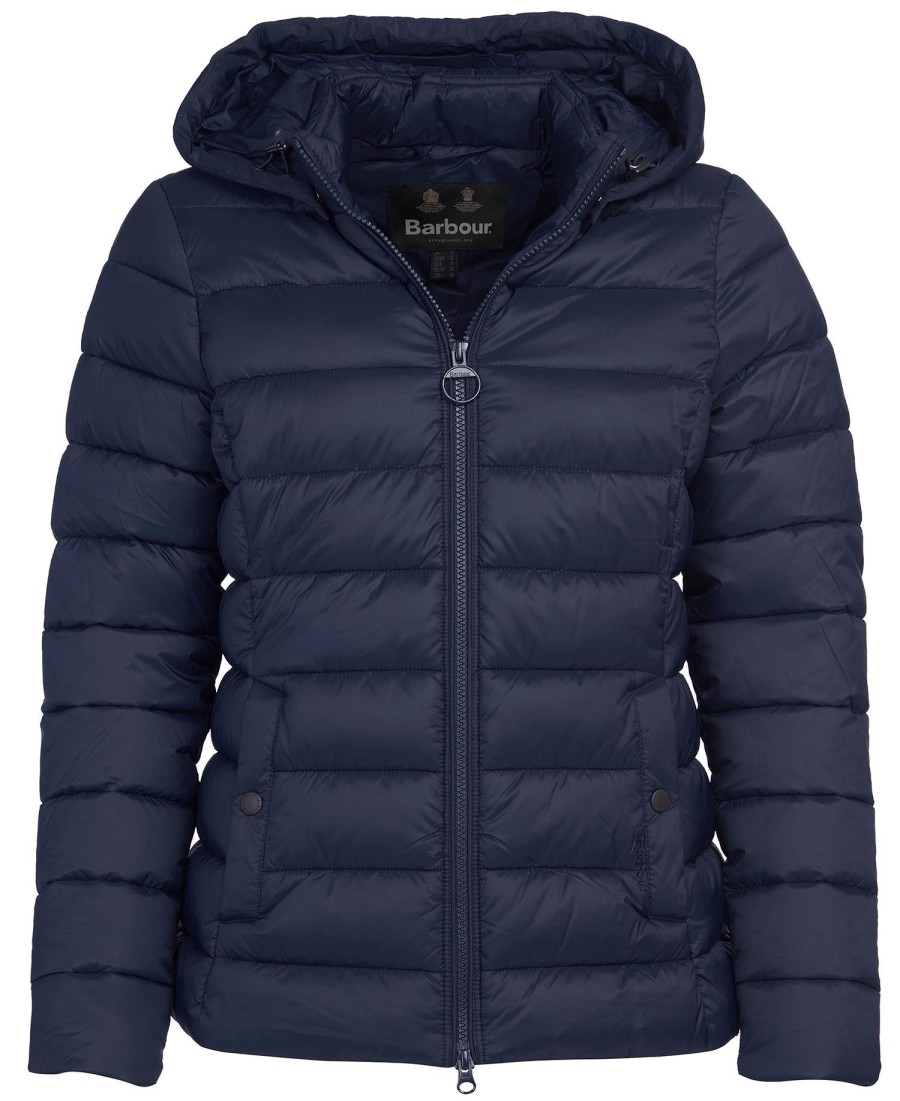 barbour shaw gewatteerde jas