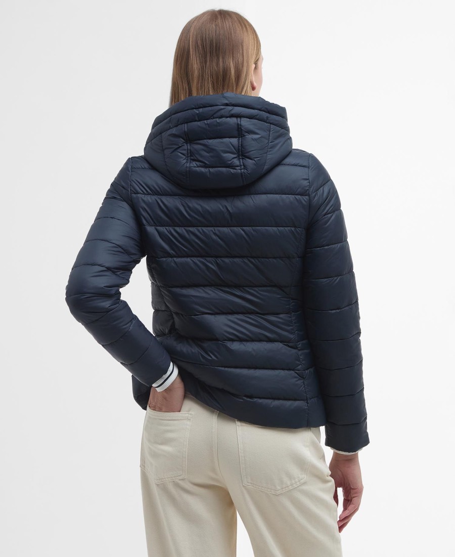 barbour shaw gewatteerde jas