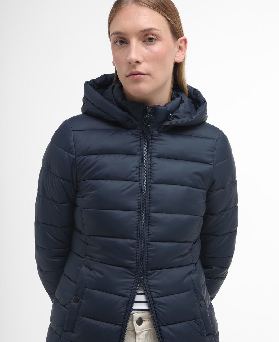 barbour shaw gewatteerde jas