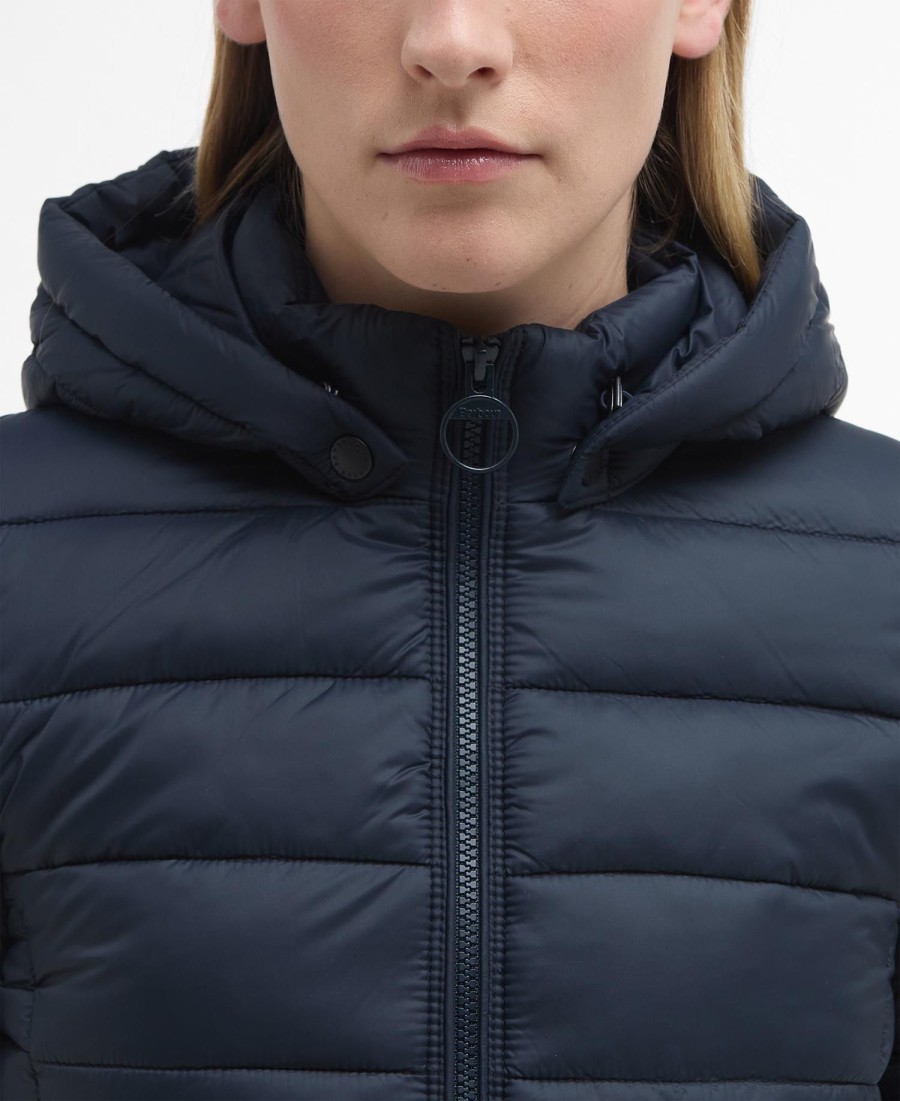 barbour shaw gewatteerde jas