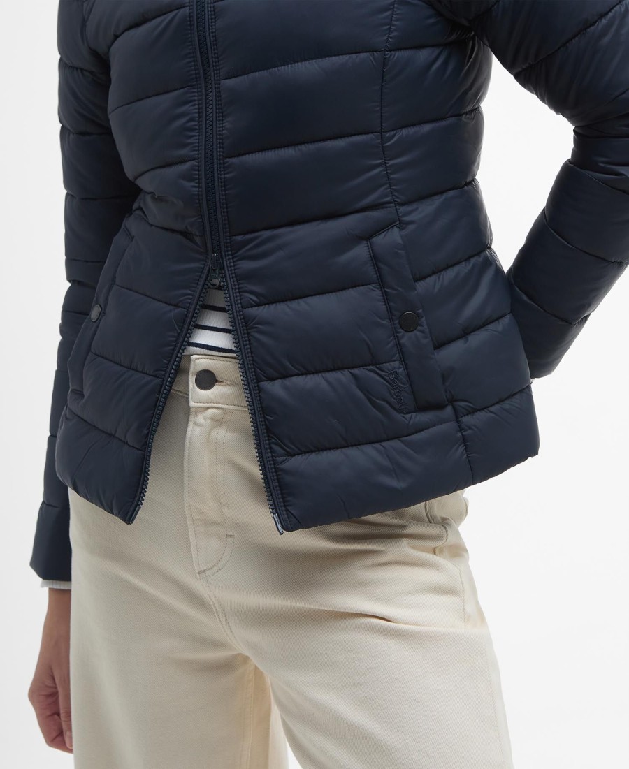 barbour shaw gewatteerde jas