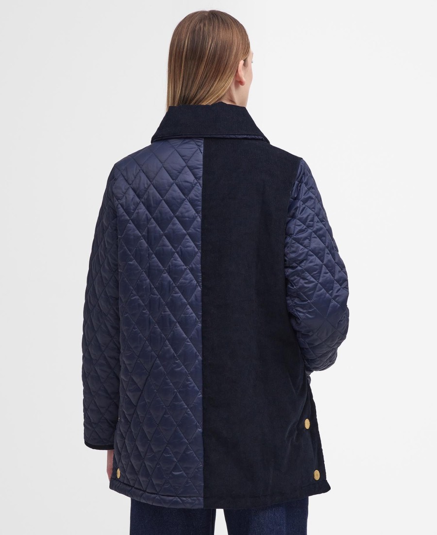 reeth patchwork gewatteerde jas