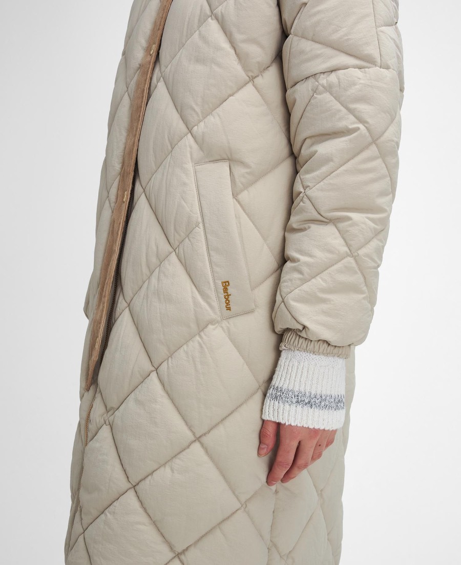 bearnie longline puffer jacket