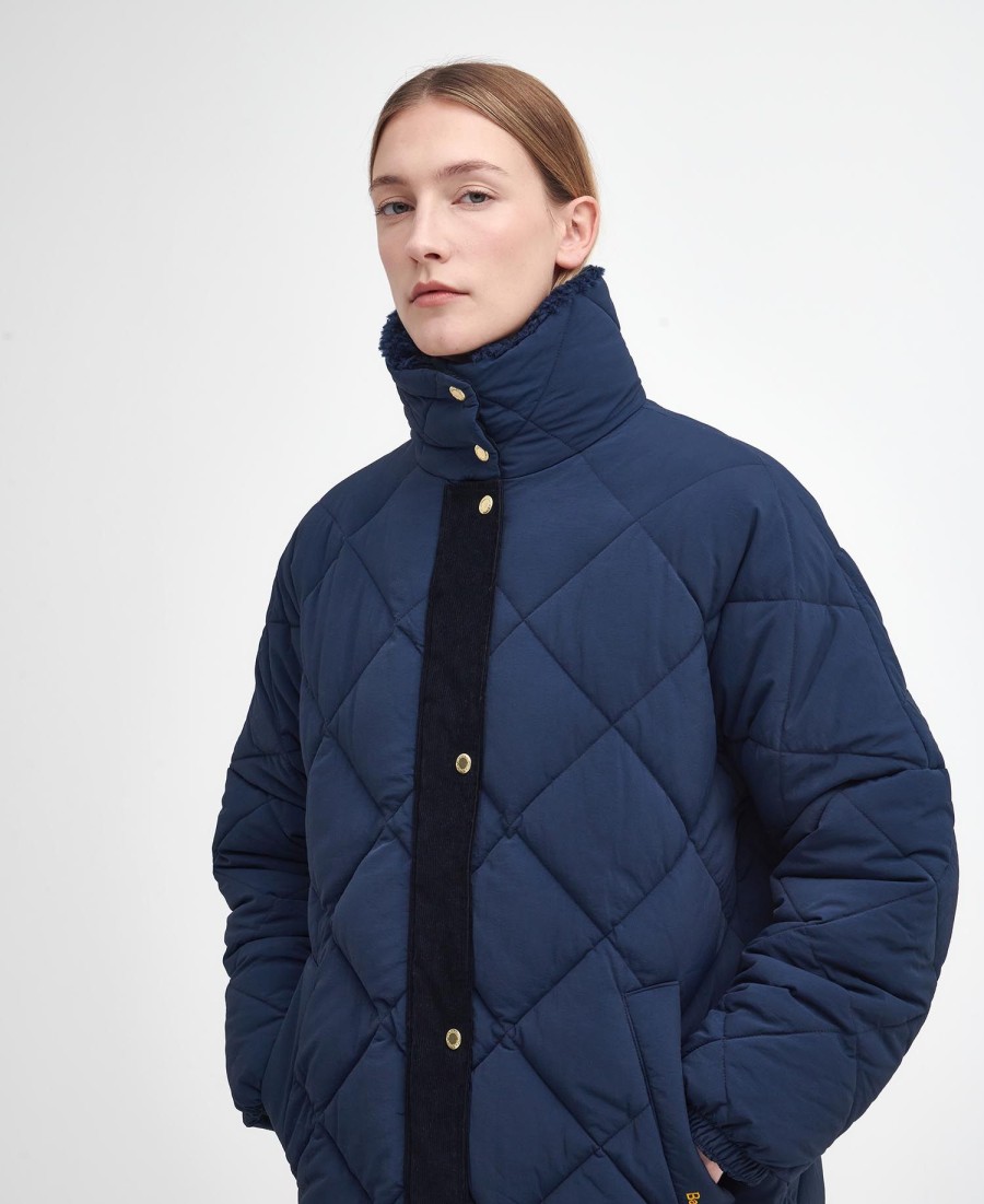 bearnie longline puffer jacket