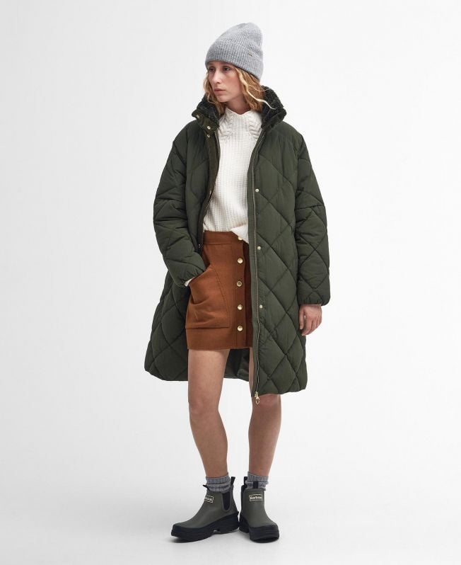 bearnie longline puffer jacket