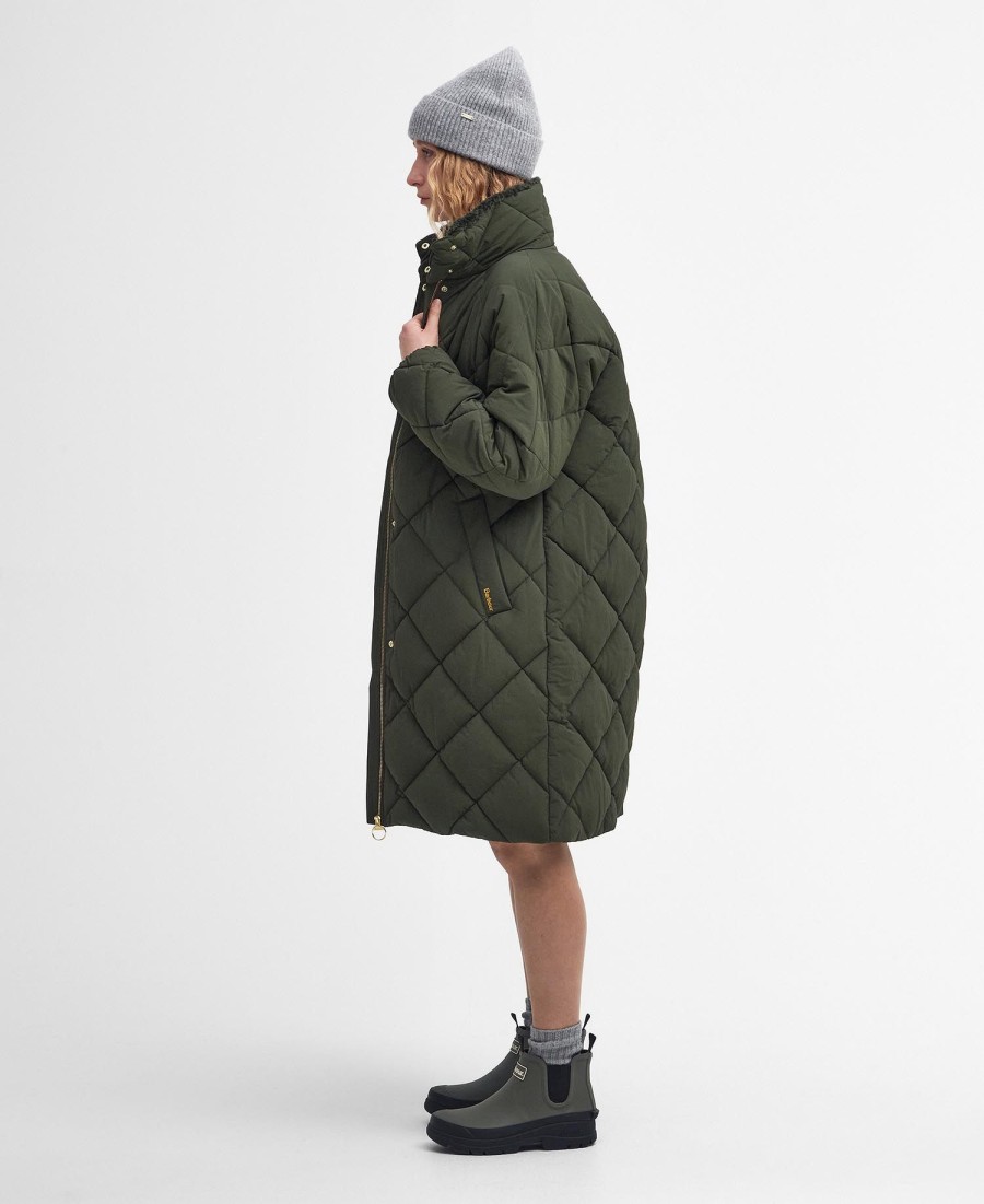 bearnie longline puffer jacket