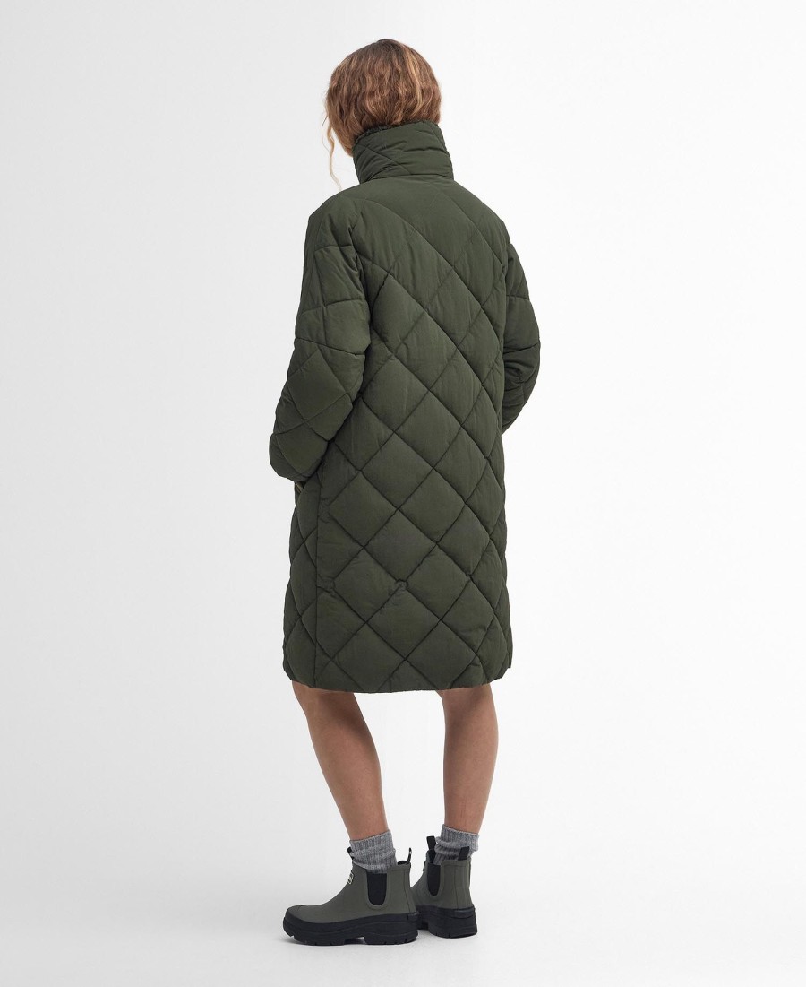 bearnie longline puffer jacket