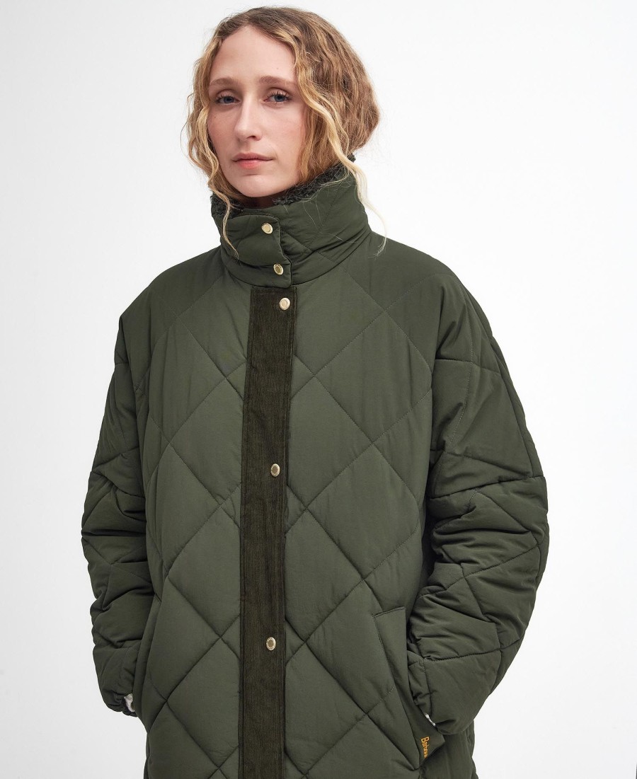 bearnie longline puffer jacket