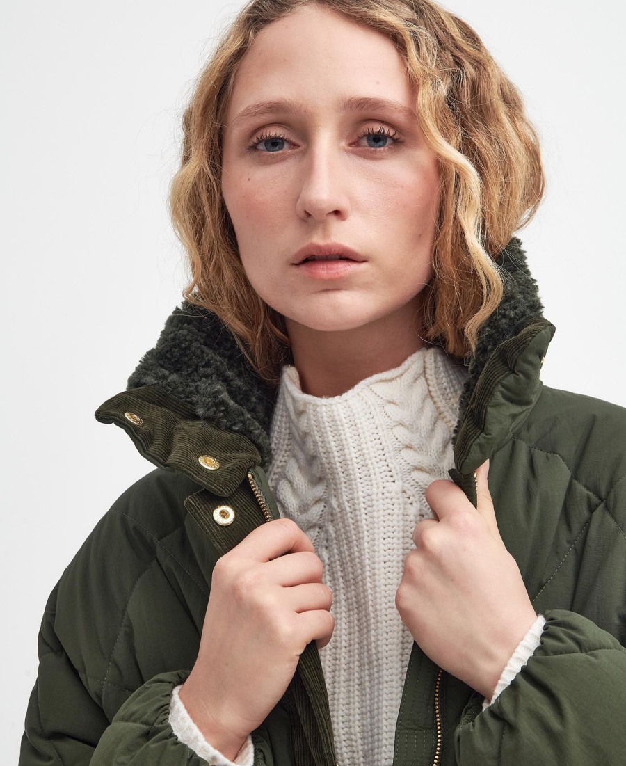 bearnie longline puffer jacket