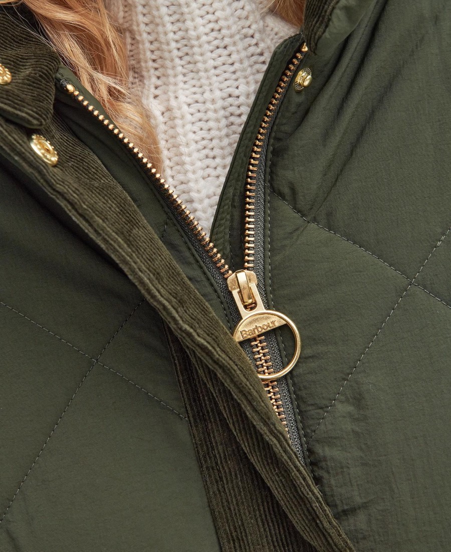 bearnie longline puffer jacket