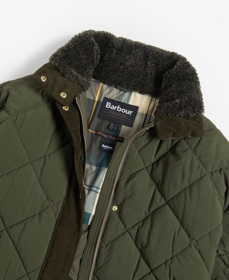 bearnie longline puffer jacket