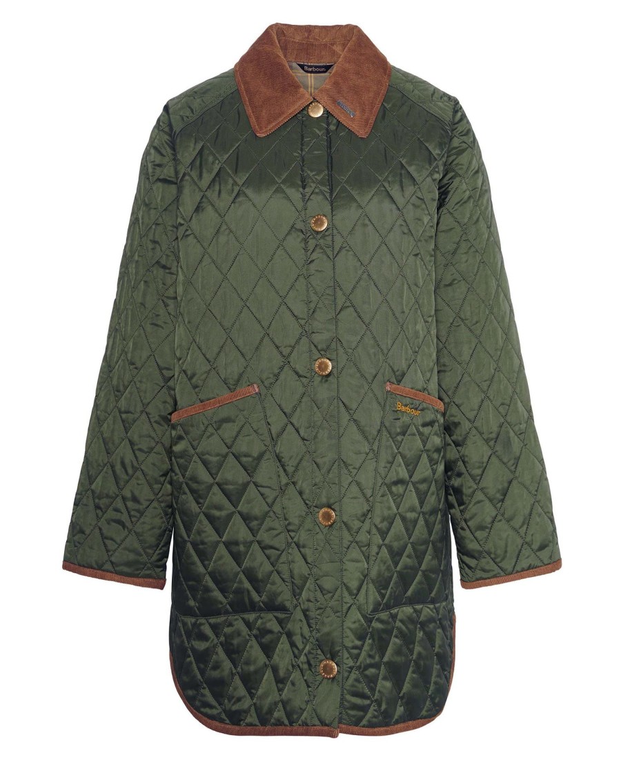 liddesdale jaren 30 oversized gewatteerde jas