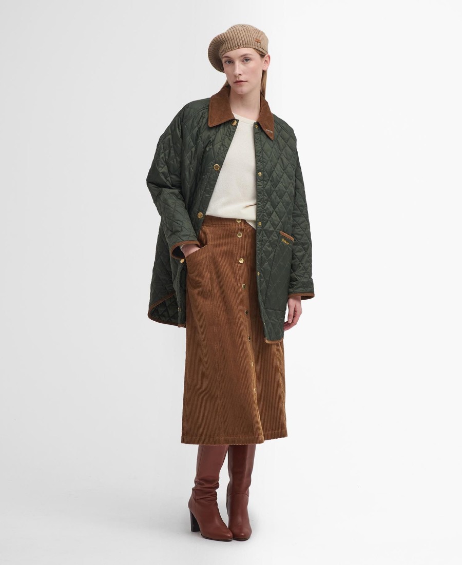 liddesdale jaren 30 oversized gewatteerde jas