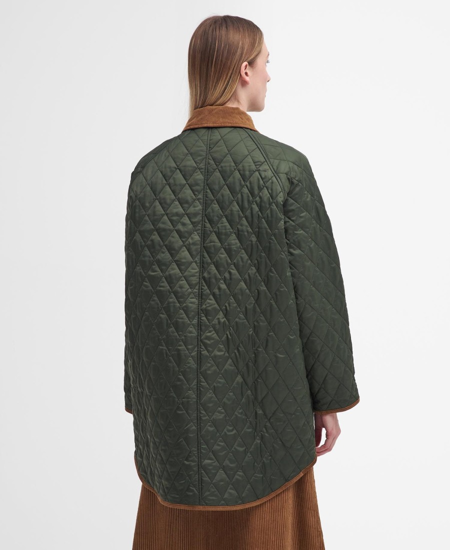 liddesdale jaren 30 oversized gewatteerde jas