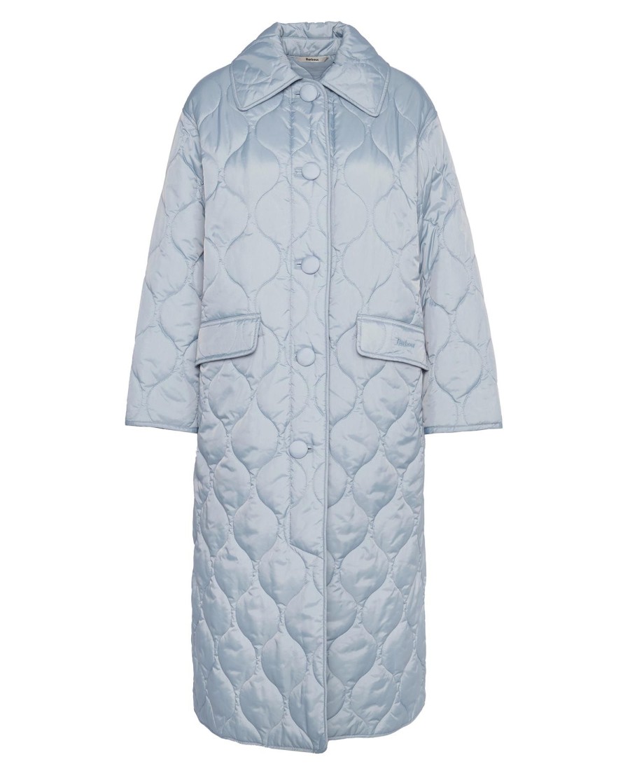 barbour the edit by alexa amy gewatteerde autojas