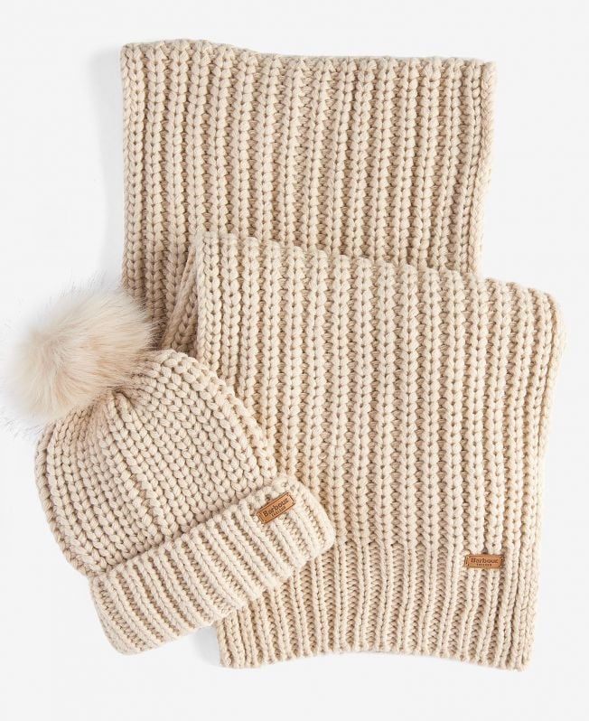 saltburn hoed en sjaal cadeauset