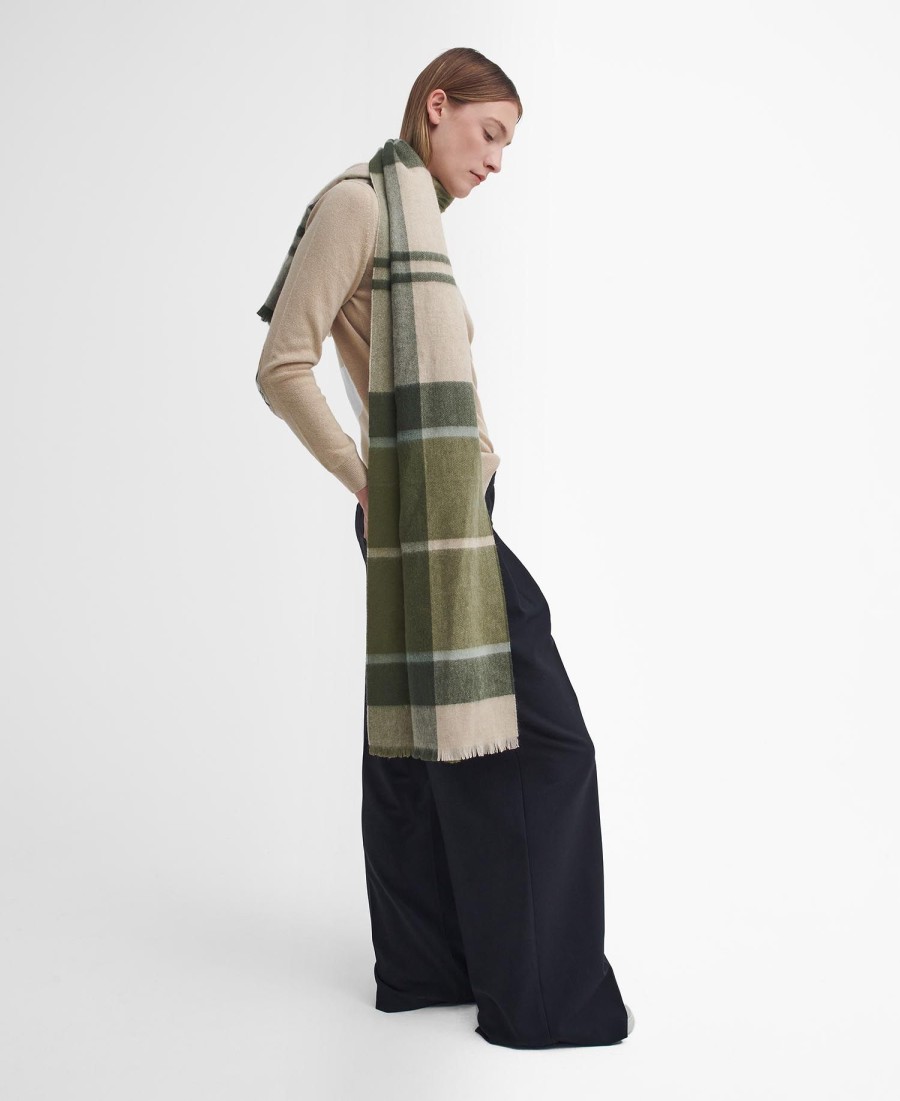 rozenveld tartan sjaal