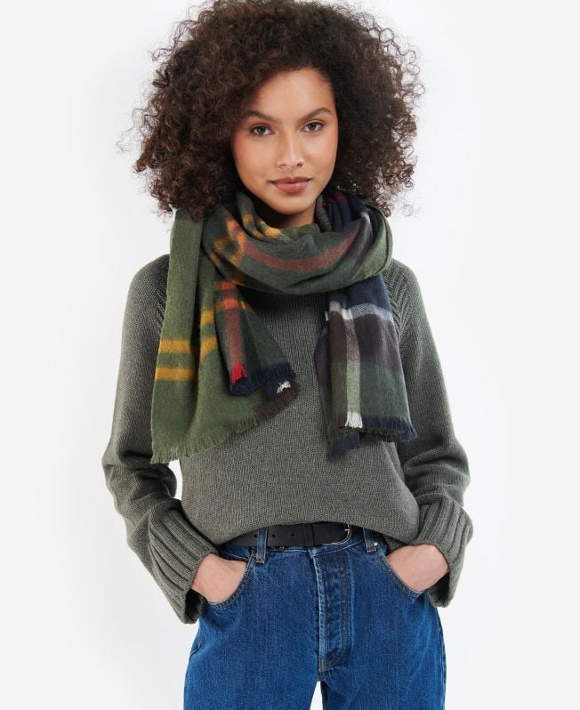 rozenveld tartan sjaal