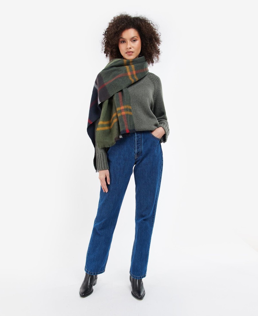 rozenveld tartan sjaal