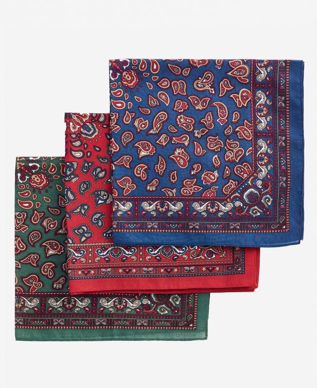 paisley zakdoekjes geschenkverpakking set
