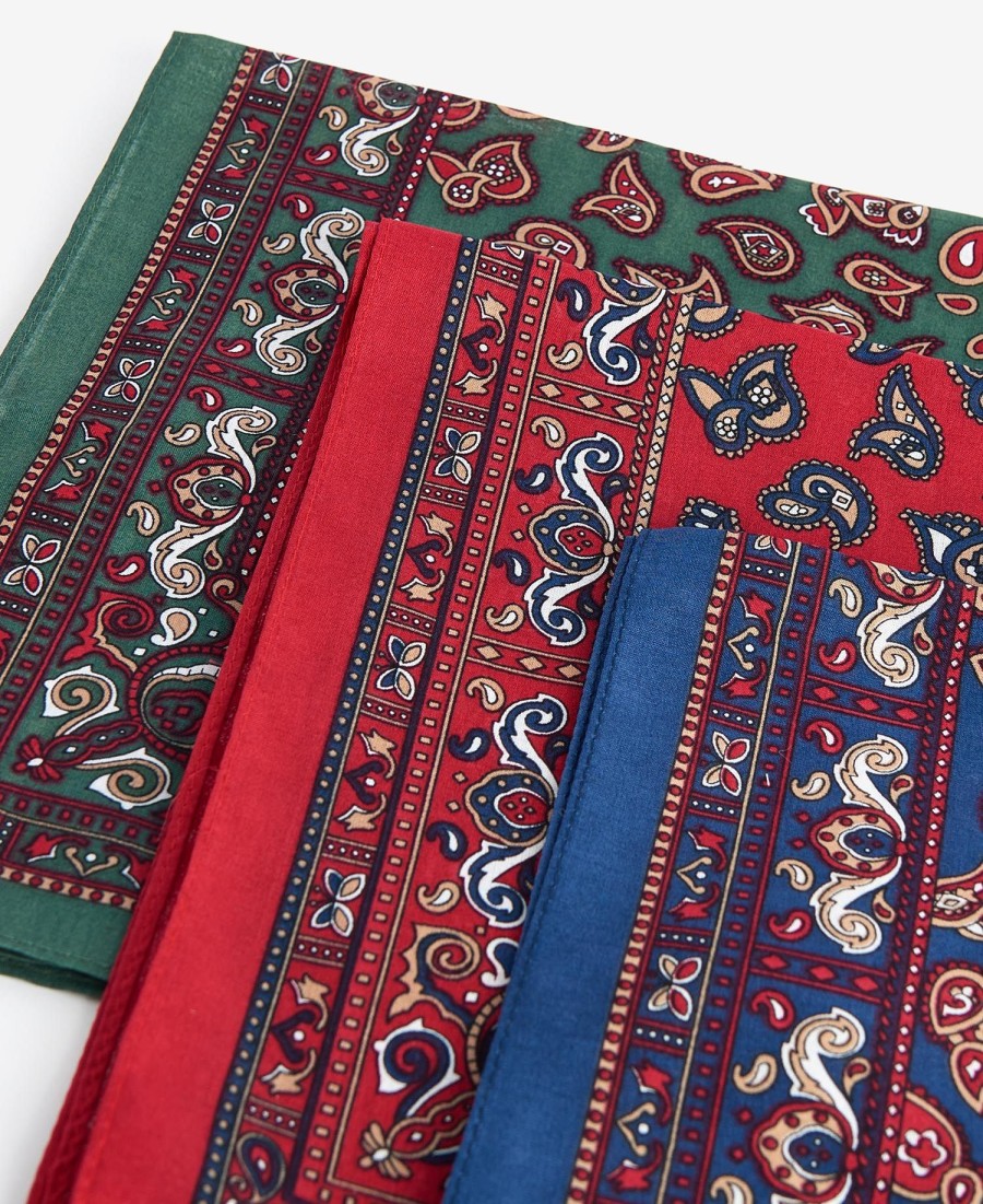 paisley zakdoekjes geschenkverpakking set