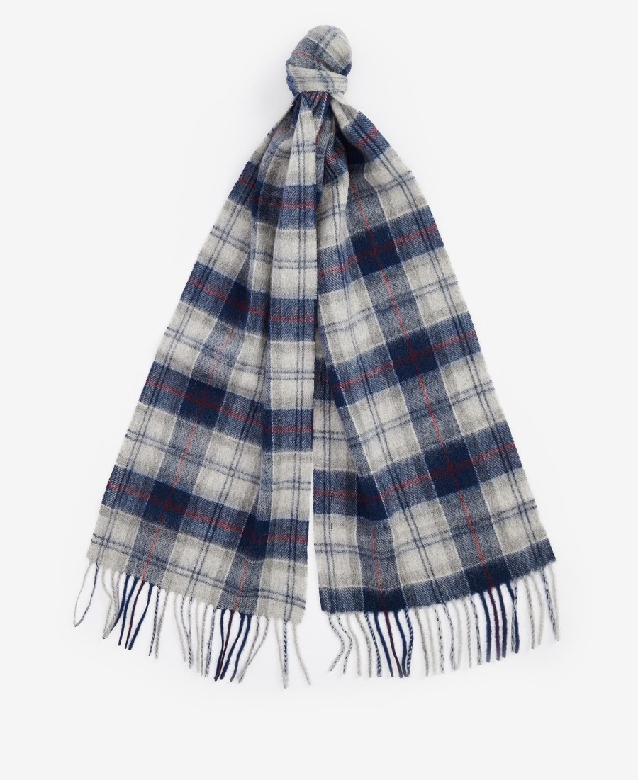 cadeauset met tartan sjaal en handschoenen