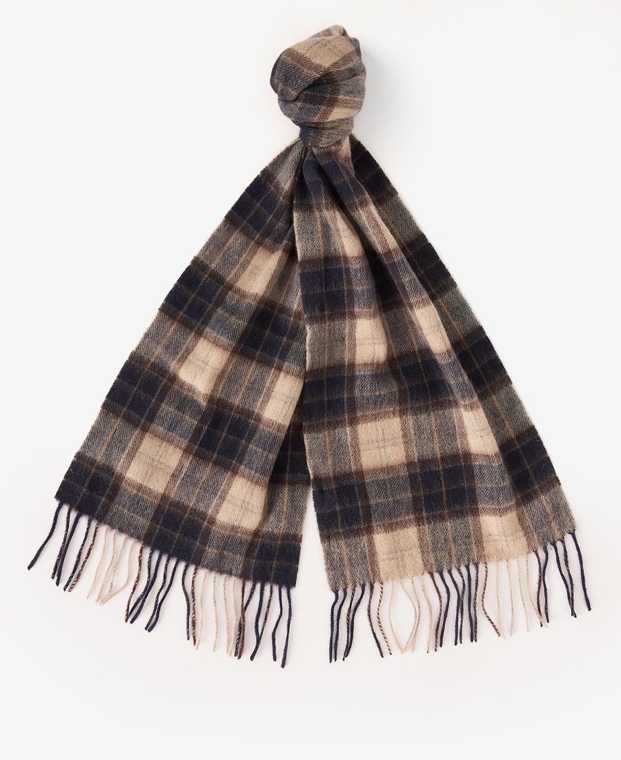 cadeauset met tartan sjaal en handschoenen