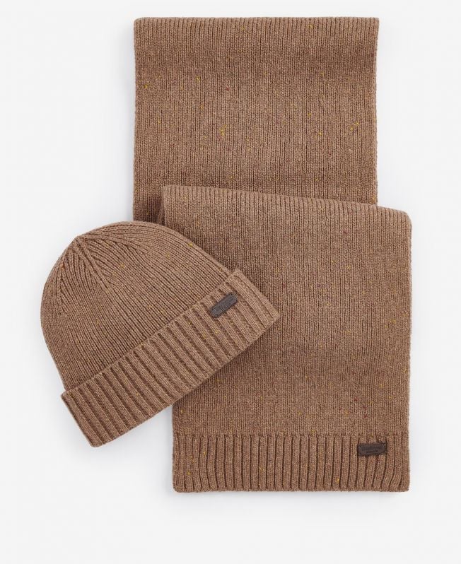 carlton fleck muts en sjaal cadeauset
