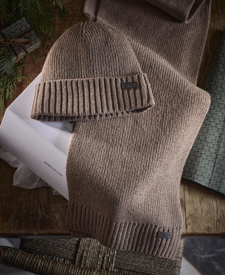 carlton fleck muts en sjaal cadeauset