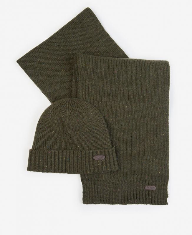 carlton fleck muts en sjaal cadeauset