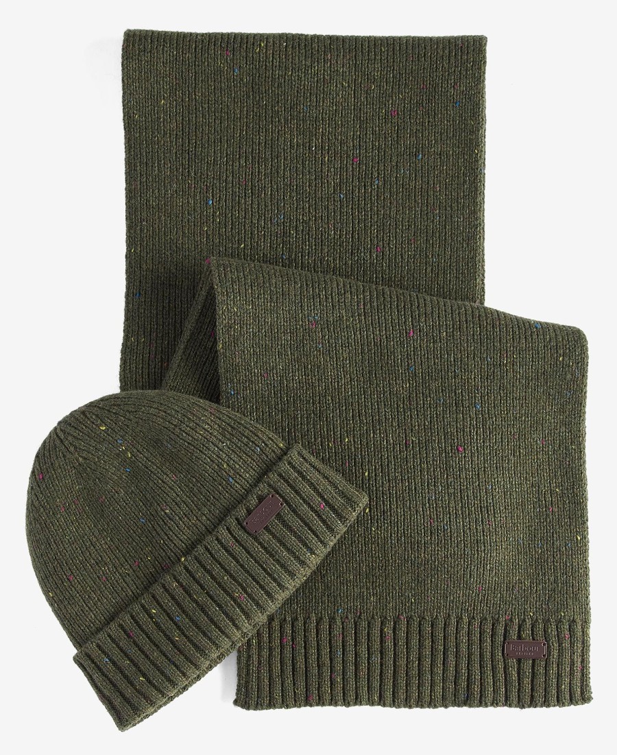 carlton fleck muts en sjaal cadeauset