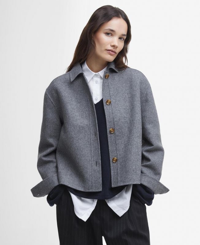 emery wollen blend oppervlakte shirt