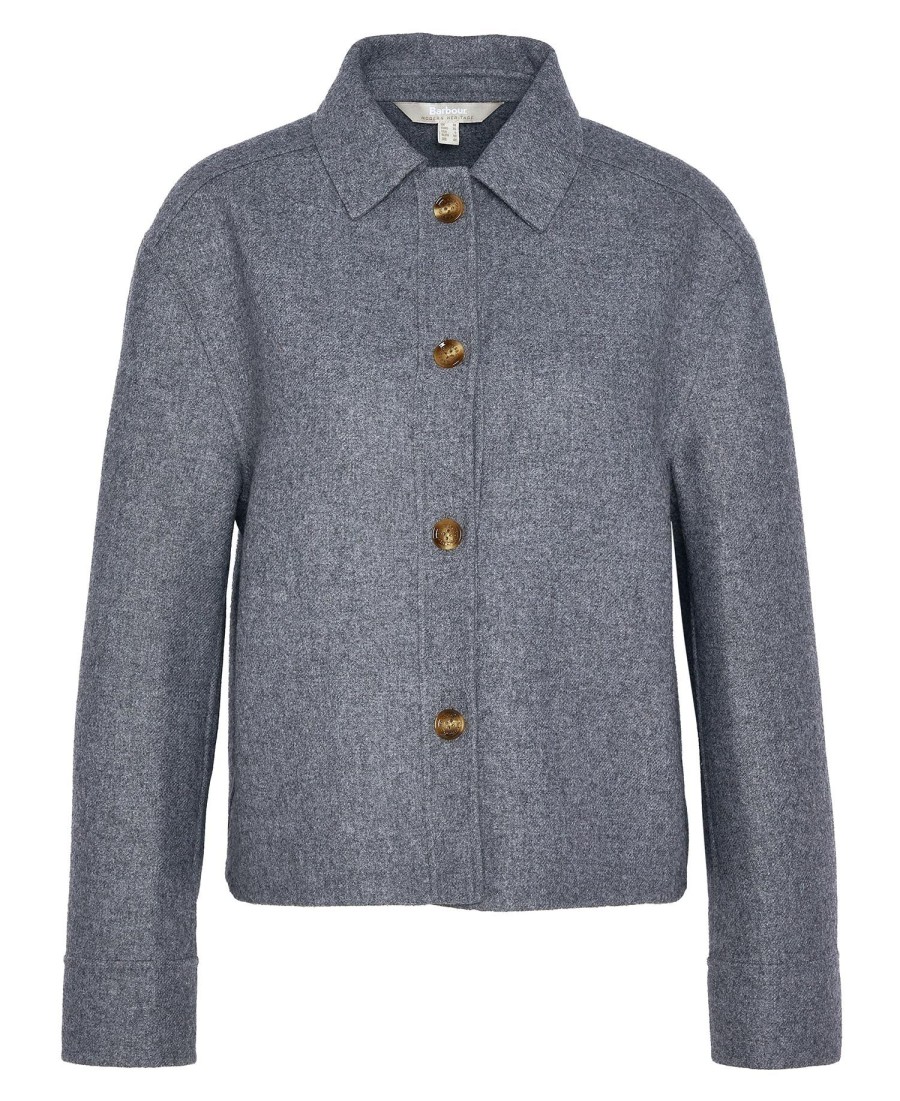 emery wollen blend oppervlakte shirt