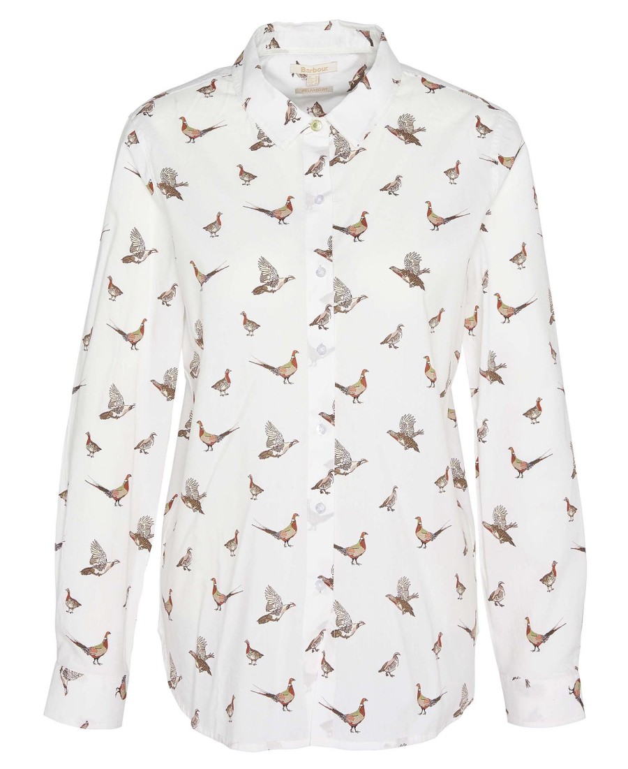 safari relaxed shirt met lange mouwen