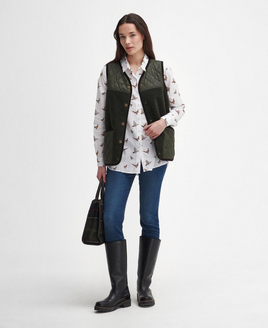 safari relaxed shirt met lange mouwen
