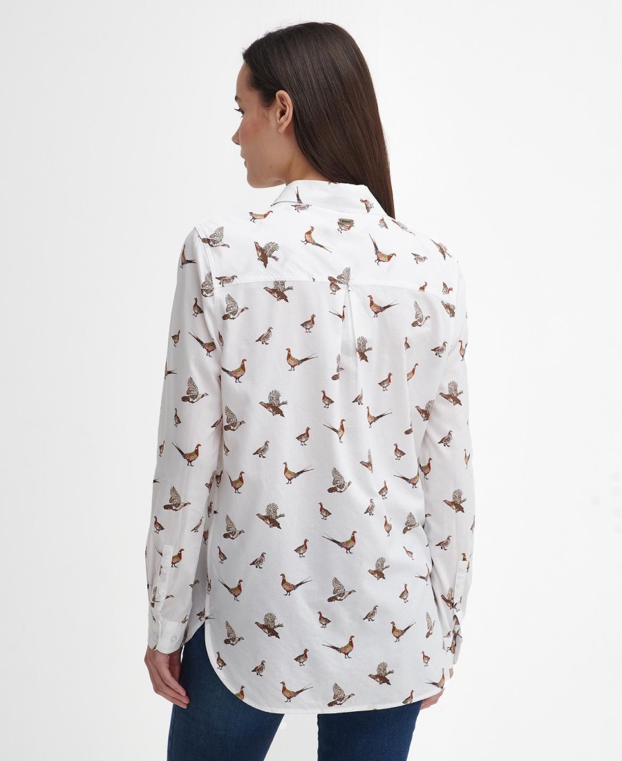 safari relaxed shirt met lange mouwen