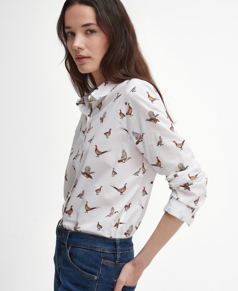 safari relaxed shirt met lange mouwen