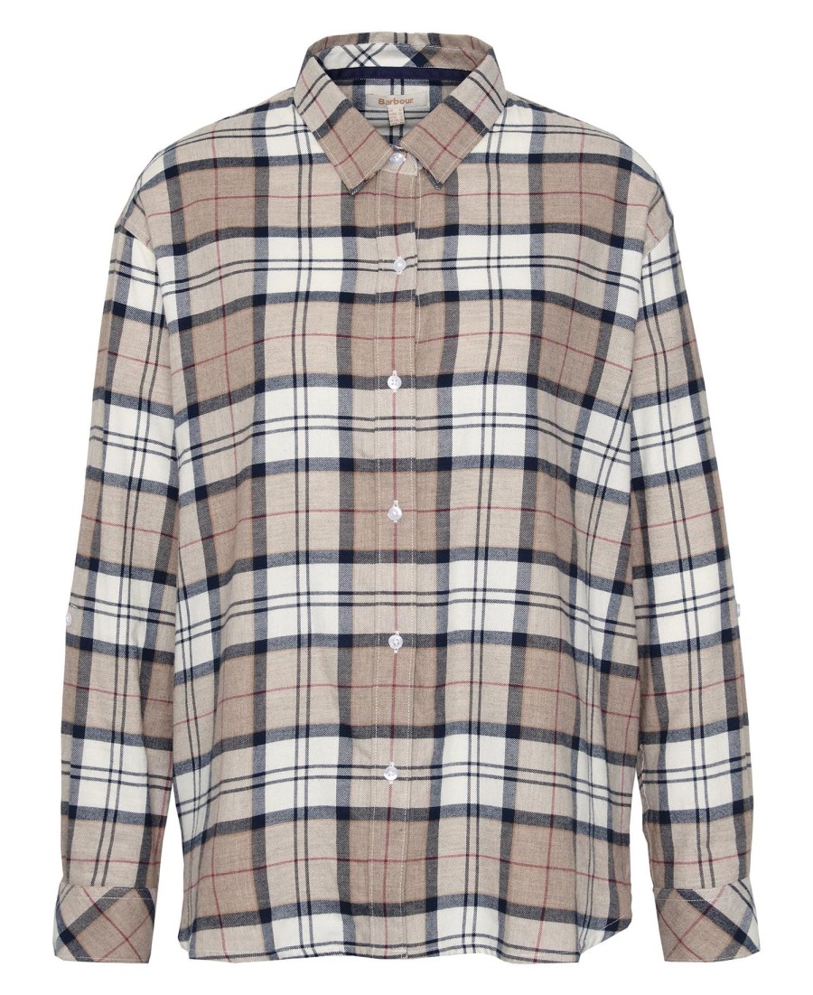 elishaw relaxed shirt met lange mouwen