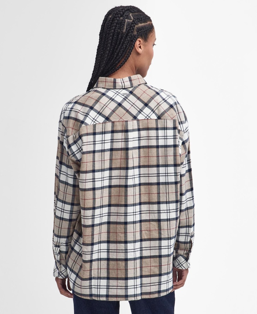 elishaw relaxed shirt met lange mouwen