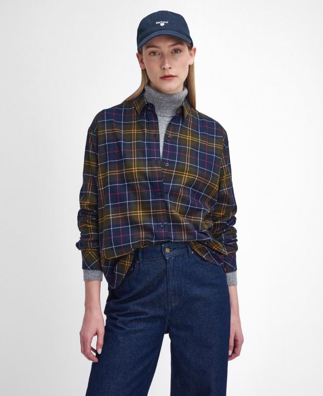 elishaw relaxed shirt met lange mouwen