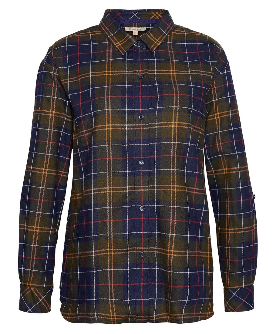 elishaw relaxed shirt met lange mouwen