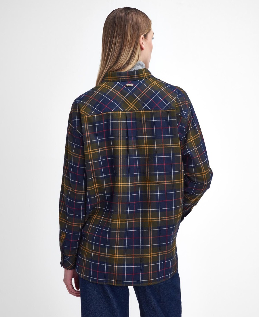 elishaw relaxed shirt met lange mouwen