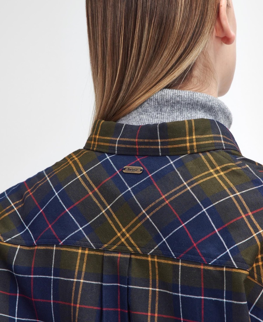 elishaw relaxed shirt met lange mouwen