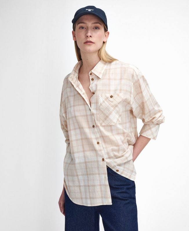 aubrey regular shirt met lange mouwen