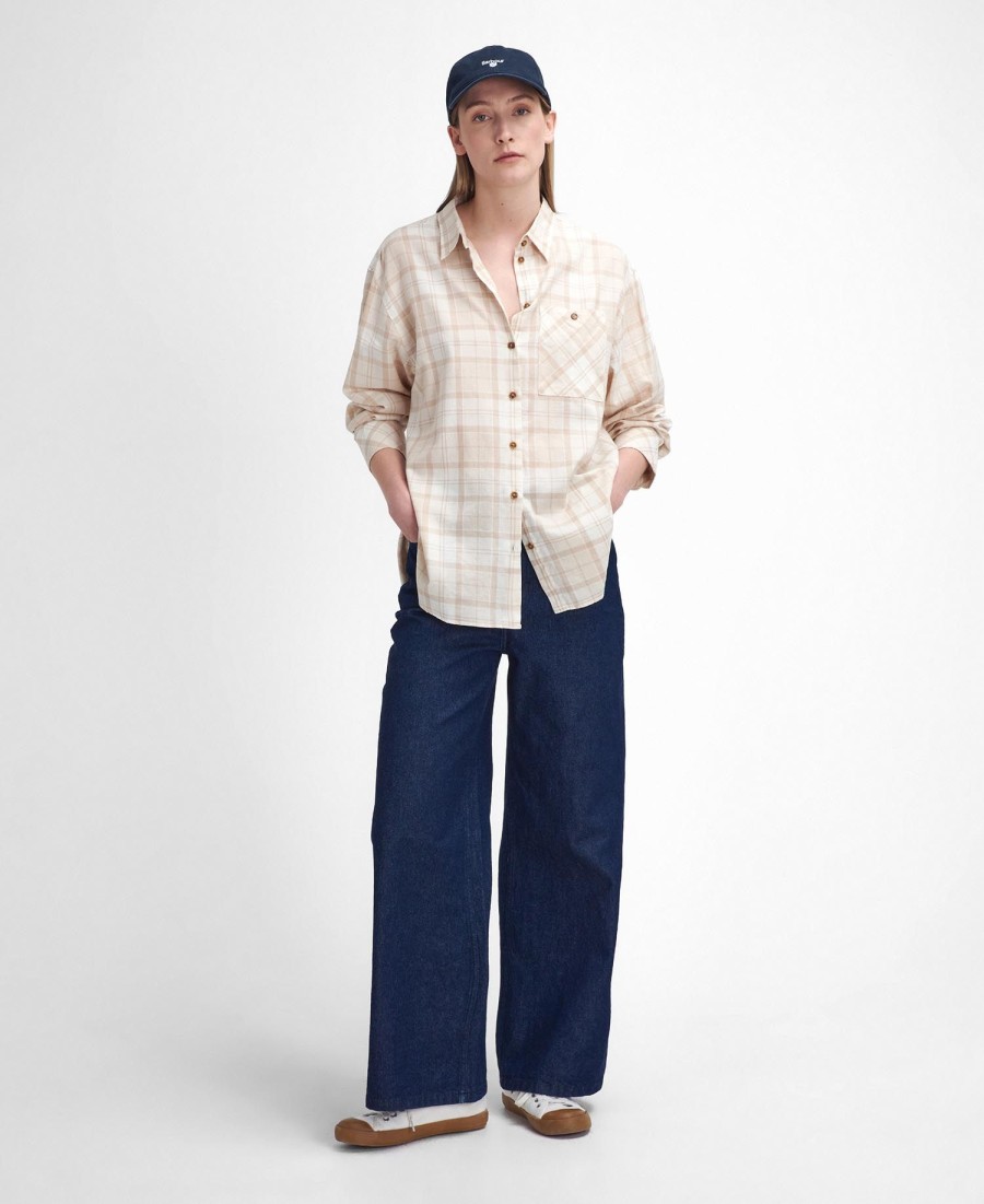 aubrey regular shirt met lange mouwen