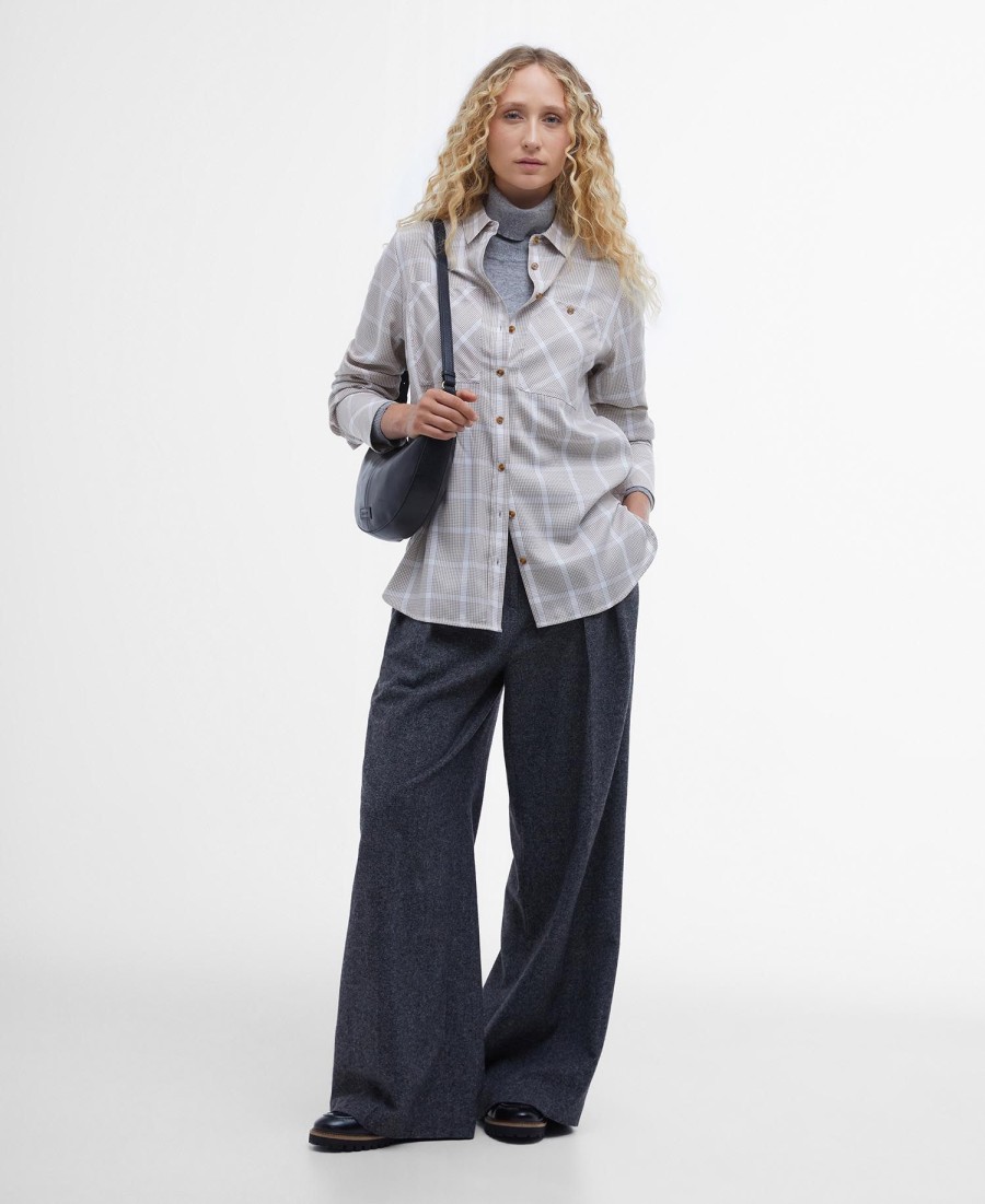 rhonda geruit shirt met lange mouwen