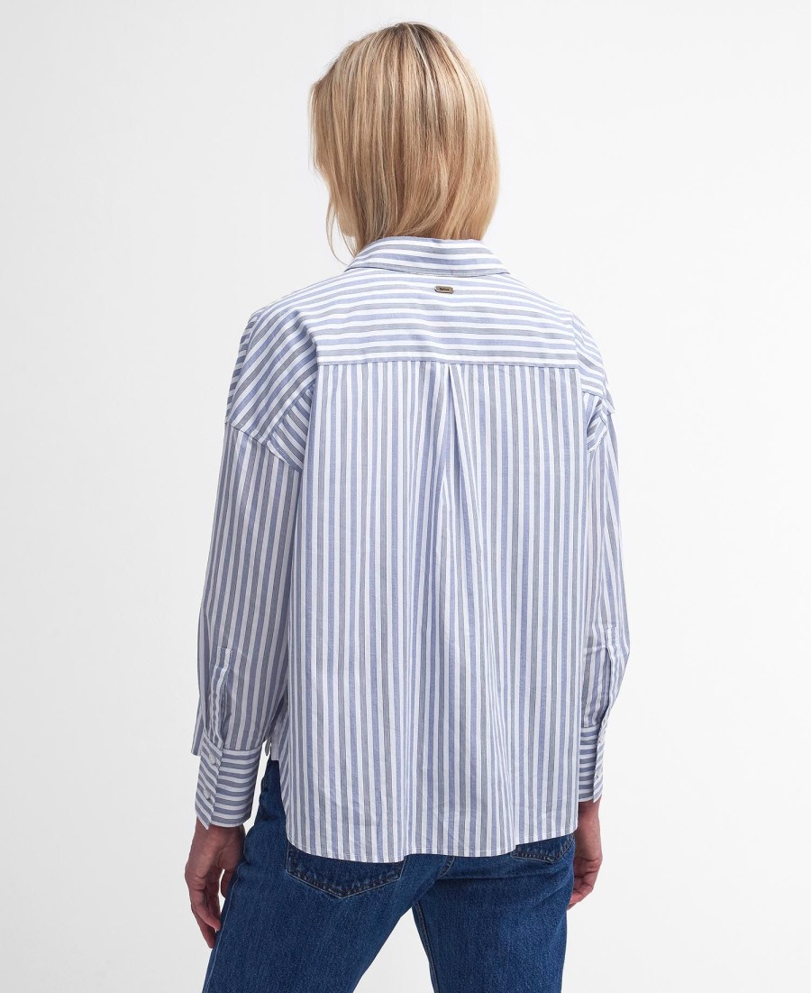 violetta gestreept shirt met lange mouwen